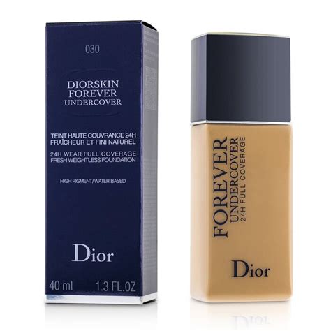 dior forever undercover 030|christian dior forever foundation shades.